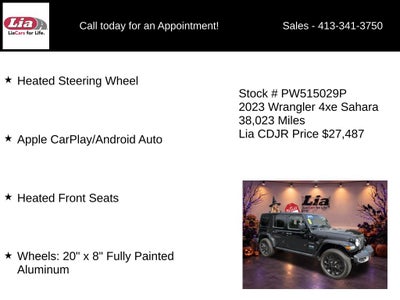 2023 Jeep Wrangler Sahara 4xe