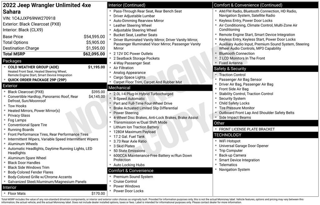 2022 Jeep Wrangler Unlimited Sahara 4xe