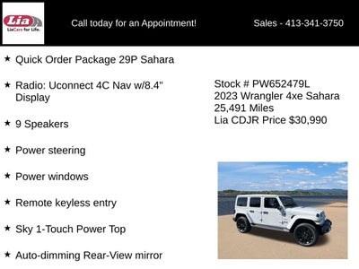 2023 Jeep Wrangler Sahara 4xe