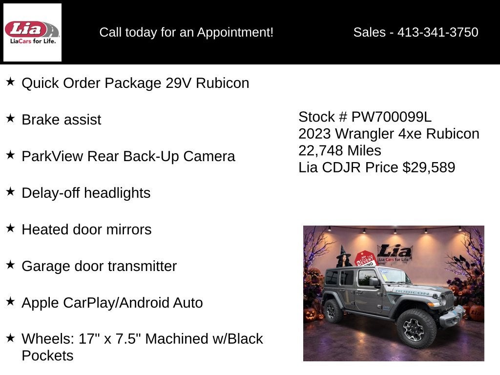 2023 Jeep Wrangler Rubicon 4xe
