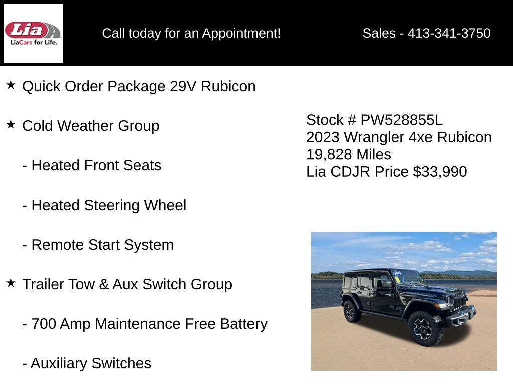 2023 Jeep Wrangler Rubicon 4xe