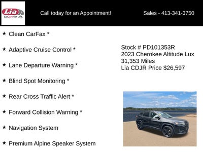2023 Jeep Cherokee Altitude
