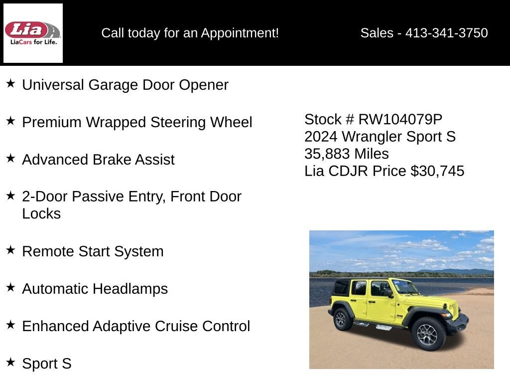 2024 Jeep Wrangler Sport S