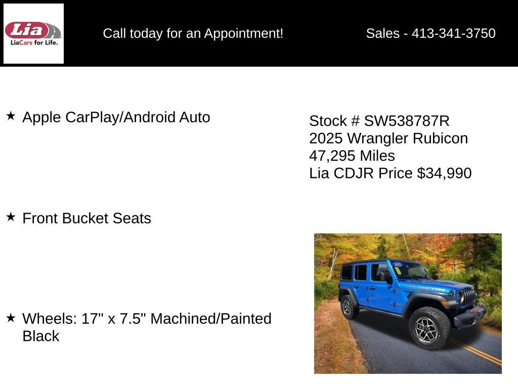 2025 Jeep Wrangler Rubicon