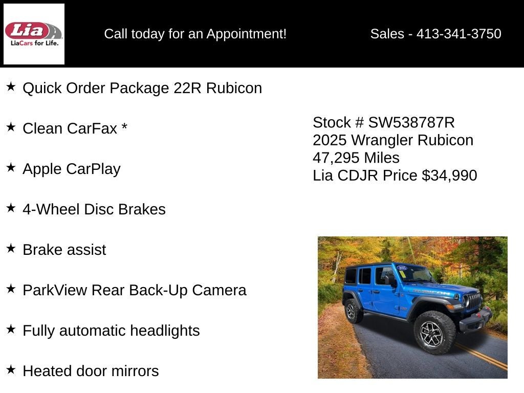 2025 Jeep Wrangler Rubicon