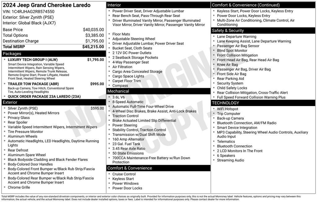 2024 Jeep Grand Cherokee Laredo