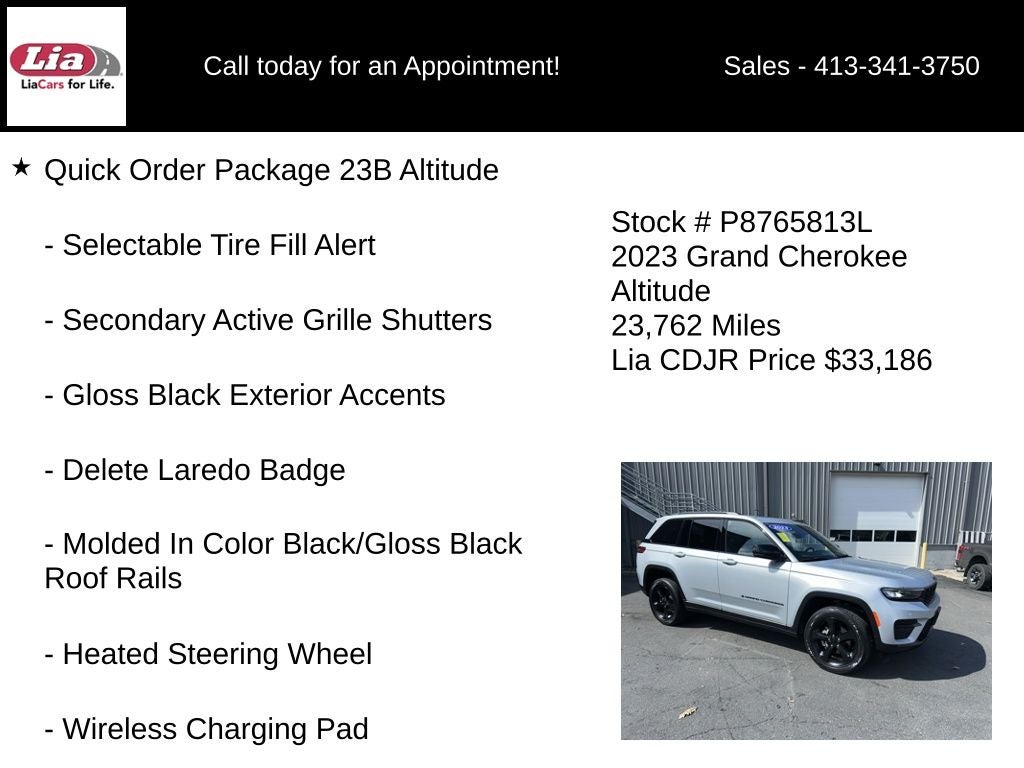 2023 Jeep Grand Cherokee Altitude X