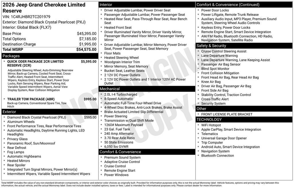 2026 Jeep Grand Cherokee Limited