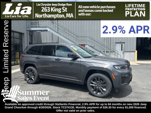 2026 Jeep Grand Cherokee Limited Reserve