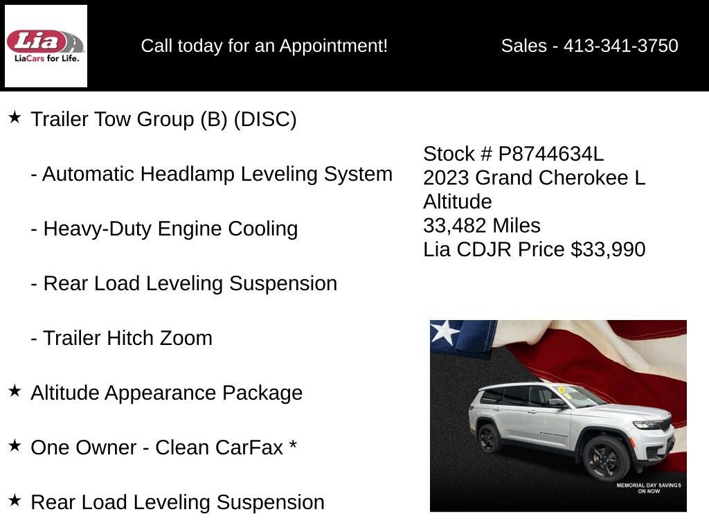 2023 Jeep Grand Cherokee L Altitude