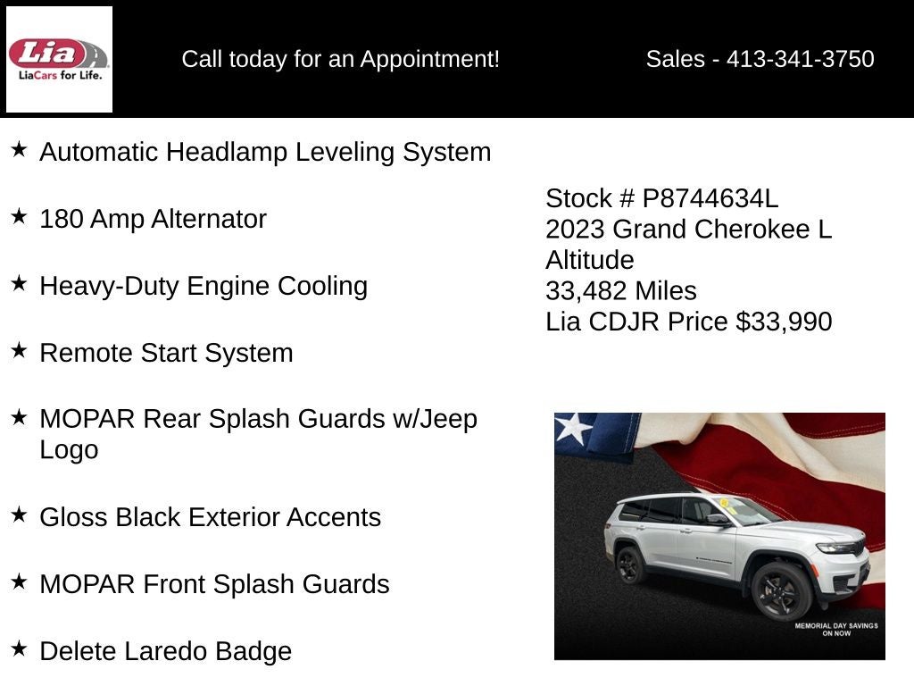 2023 Jeep Grand Cherokee L Altitude