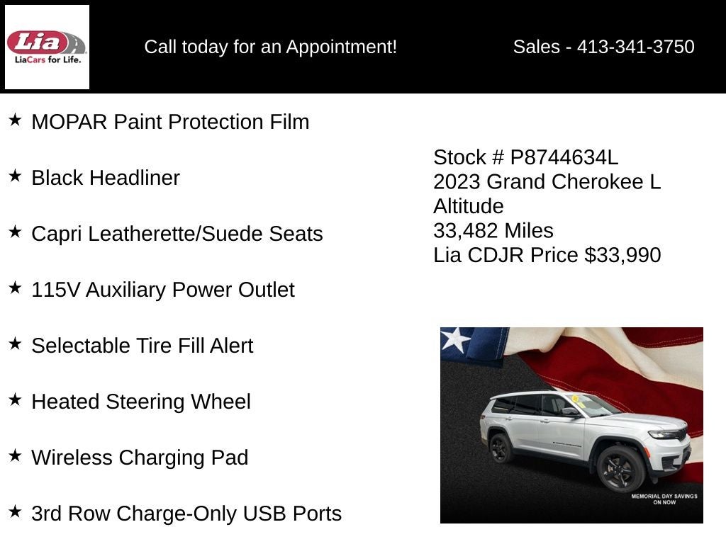 2023 Jeep Grand Cherokee L Altitude