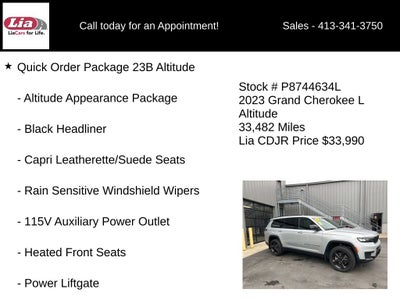 2023 Jeep Grand Cherokee L Altitude