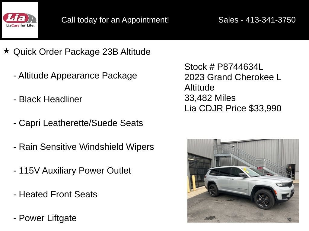 2023 Jeep Grand Cherokee L Altitude