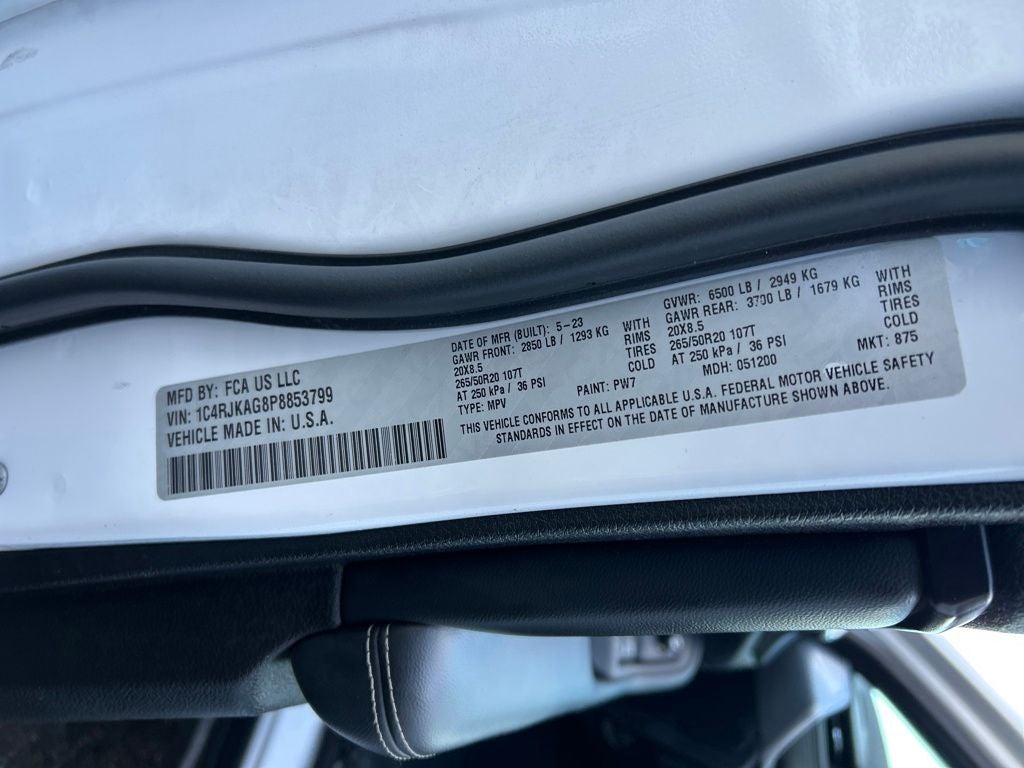 2023 Jeep Grand Cherokee L Altitude