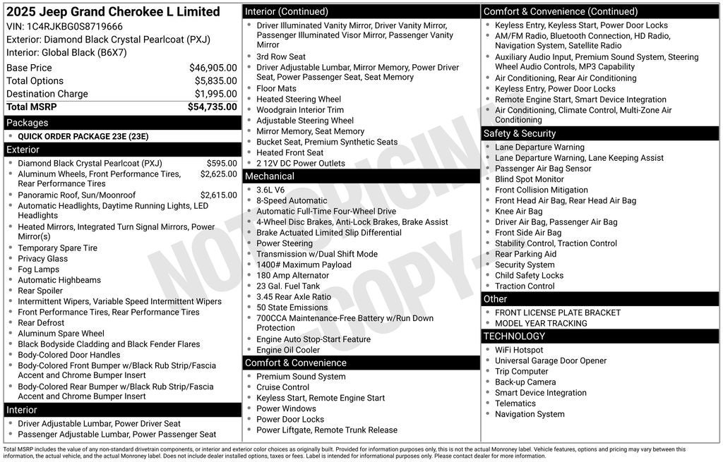 2025 Jeep Grand Cherokee L Limited