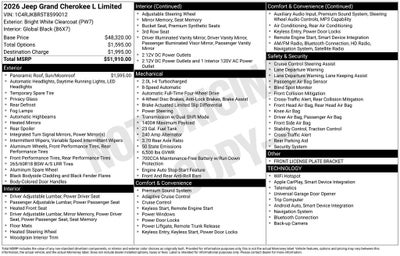 2026 Jeep Grand Cherokee L Limited