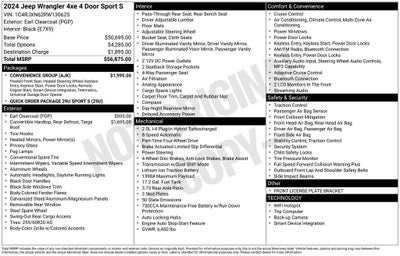 2024 Jeep Wrangler Sport S 4xe