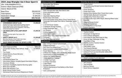 2024 Jeep Wrangler Sport S 4xe