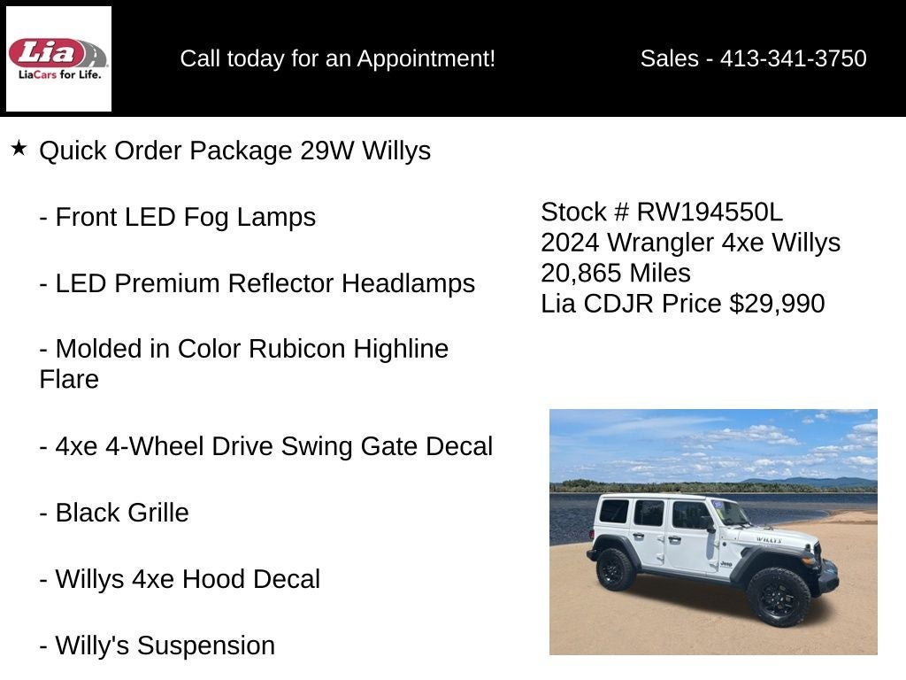 2024 Jeep Wrangler Willys 4xe