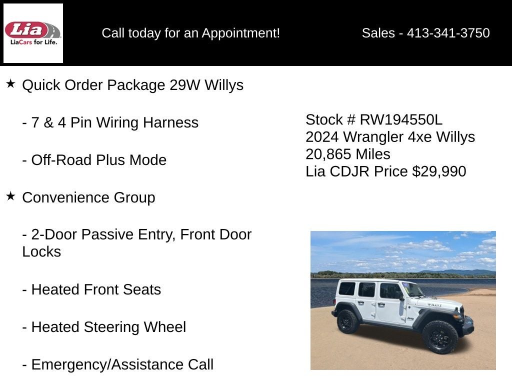 2024 Jeep Wrangler Willys 4xe