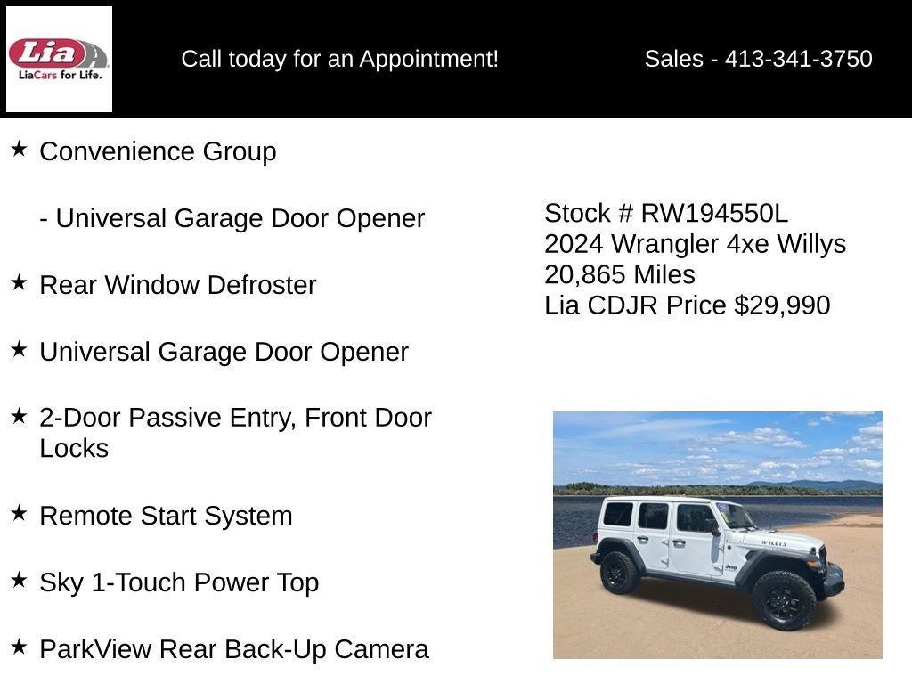 2024 Jeep Wrangler Willys 4xe