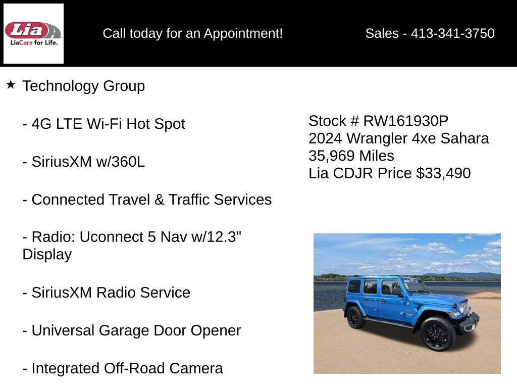 2024 Jeep Wrangler Sahara 4xe