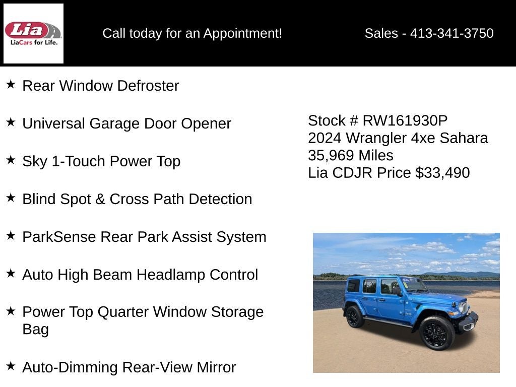 2024 Jeep Wrangler Sahara 4xe