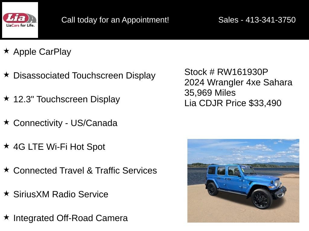 2024 Jeep Wrangler Sahara 4xe
