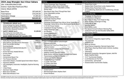 2024 Jeep Wrangler Sahara 4xe