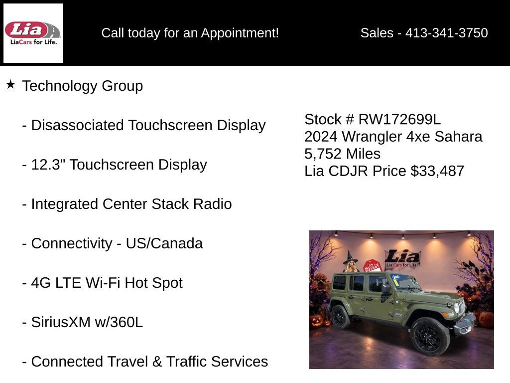 2024 Jeep Wrangler Sahara 4xe