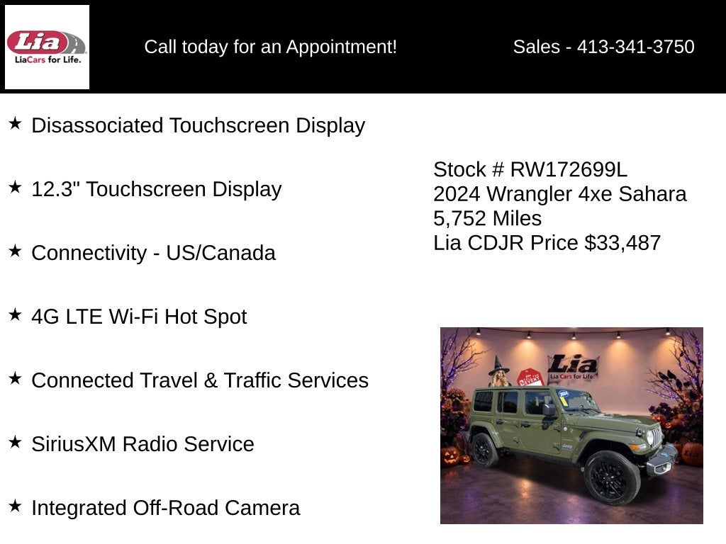 2024 Jeep Wrangler Sahara 4xe