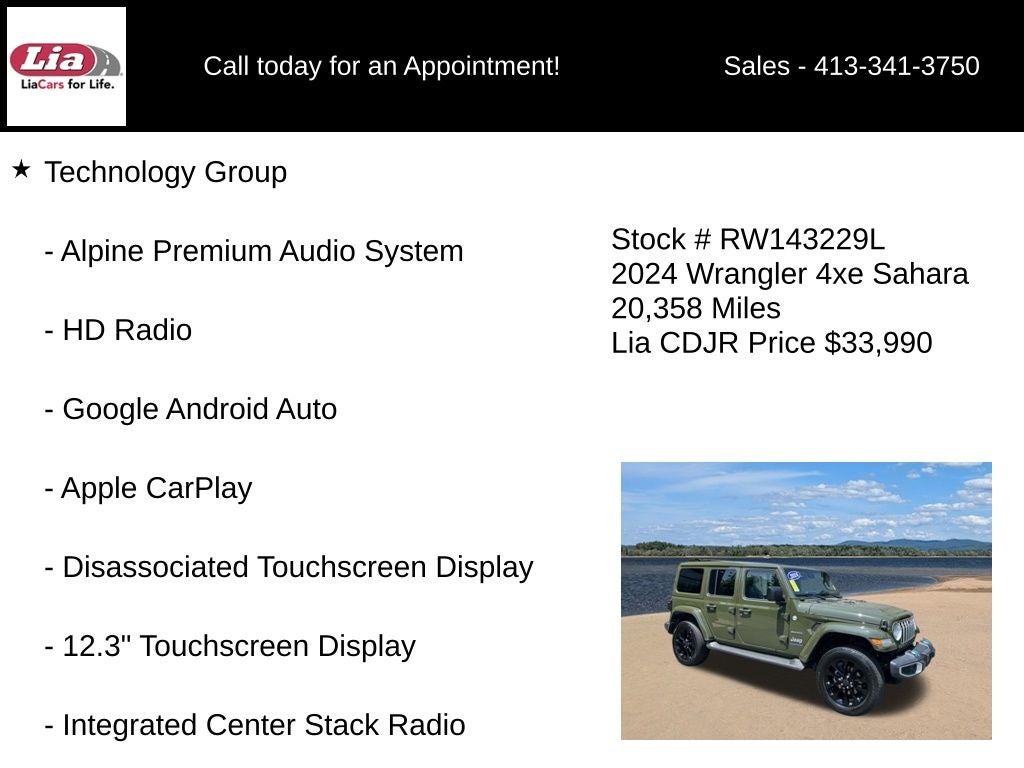2024 Jeep Wrangler Sahara 4xe