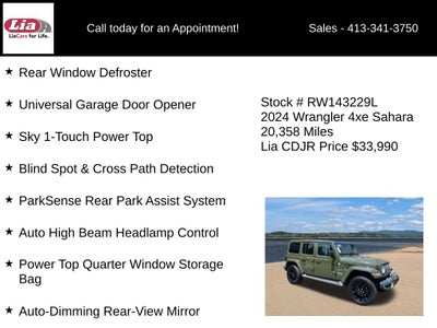 2024 Jeep Wrangler Sahara 4xe