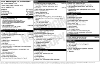 2024 Jeep Wrangler Sahara 4xe
