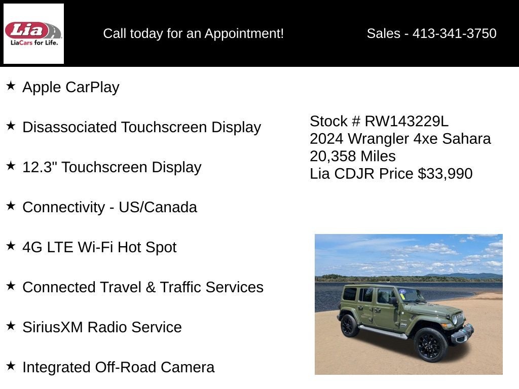 2024 Jeep Wrangler Sahara 4xe