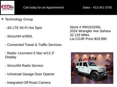 2024 Jeep Wrangler Sahara 4xe