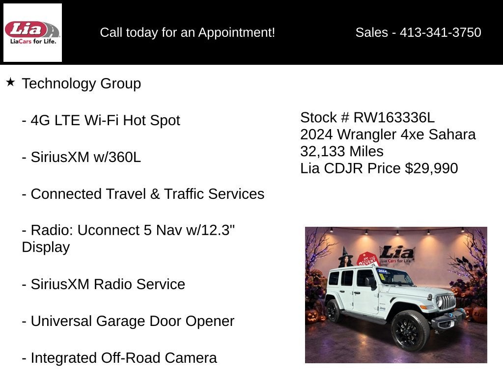 2024 Jeep Wrangler Sahara 4xe