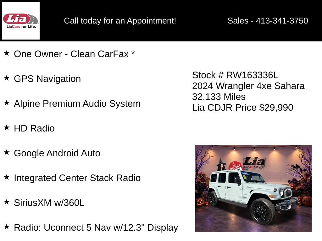 2024 Jeep Wrangler Sahara 4xe