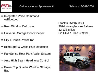 2024 Jeep Wrangler Sahara 4xe