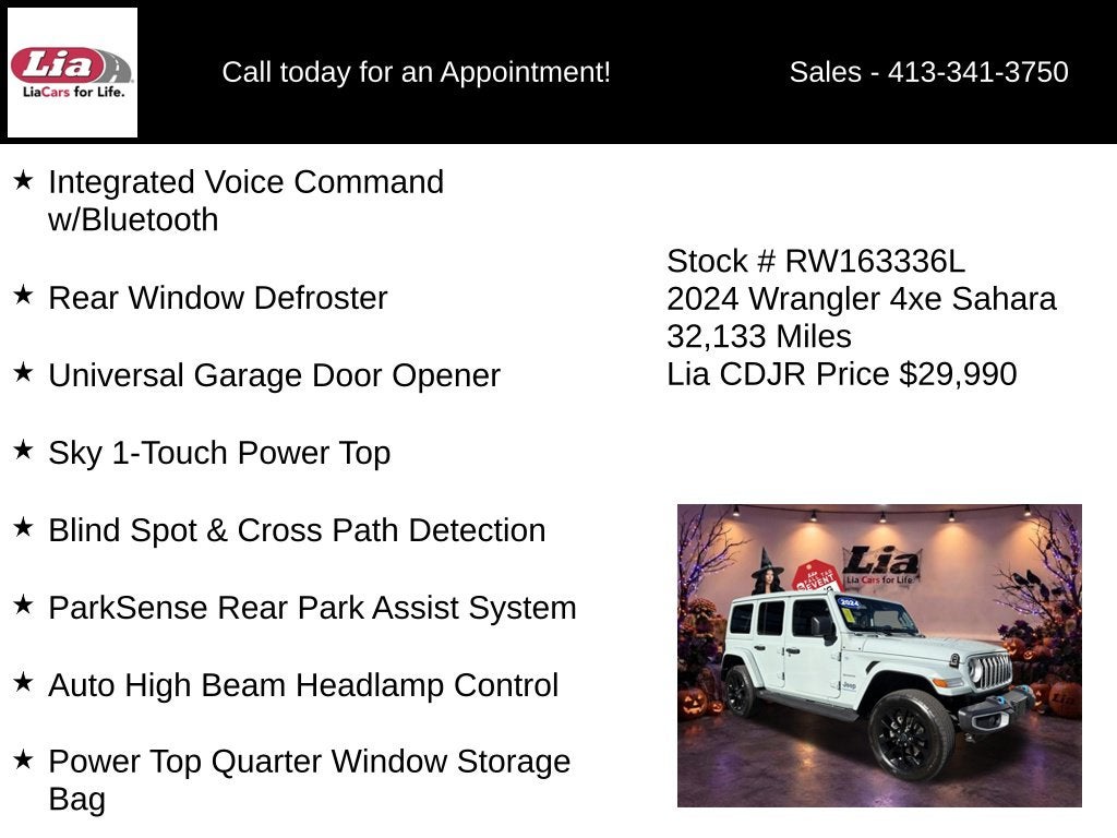 2024 Jeep Wrangler Sahara 4xe