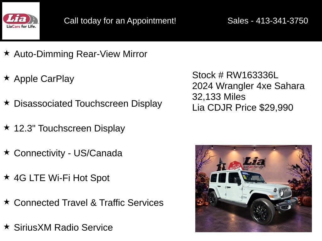 2024 Jeep Wrangler Sahara 4xe