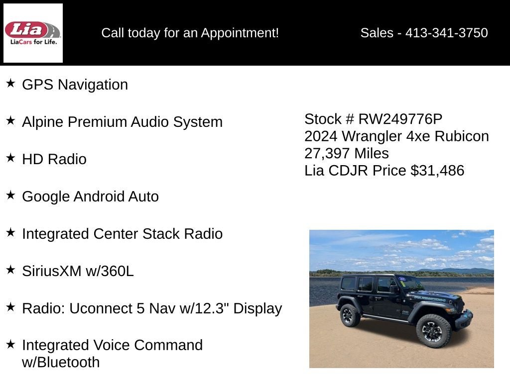 2024 Jeep Wrangler Rubicon 4xe