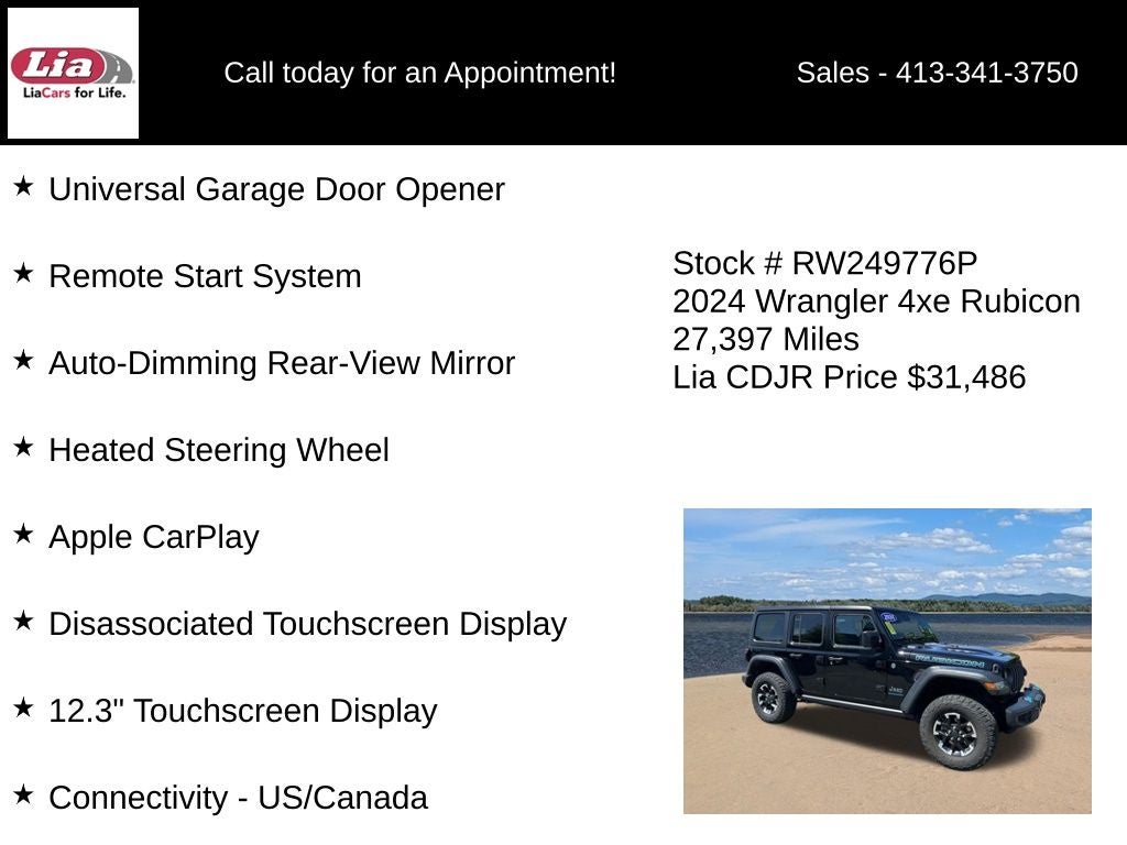 2024 Jeep Wrangler Rubicon 4xe