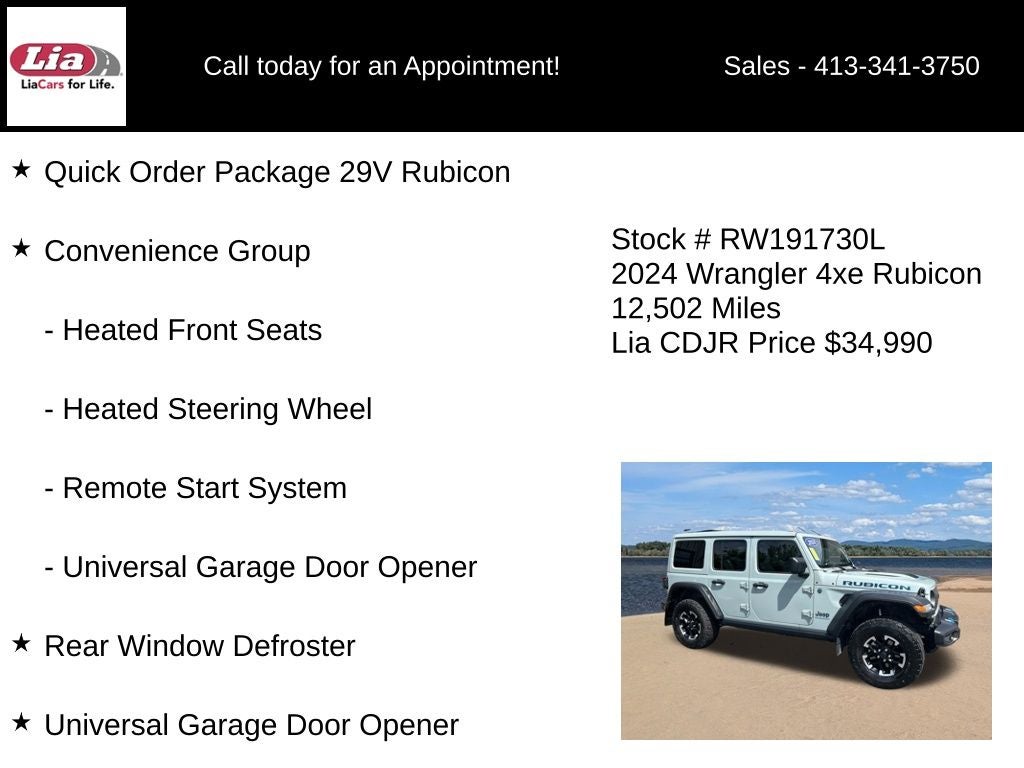 2024 Jeep Wrangler Rubicon 4xe