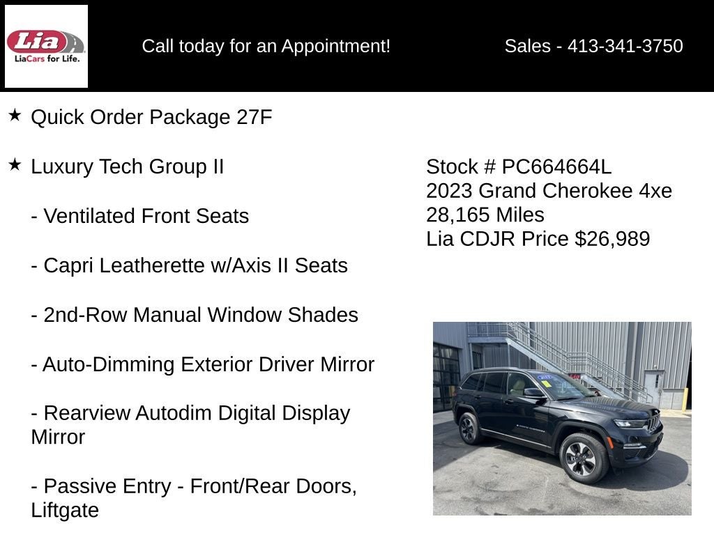 2023 Jeep Grand Cherokee 4xe