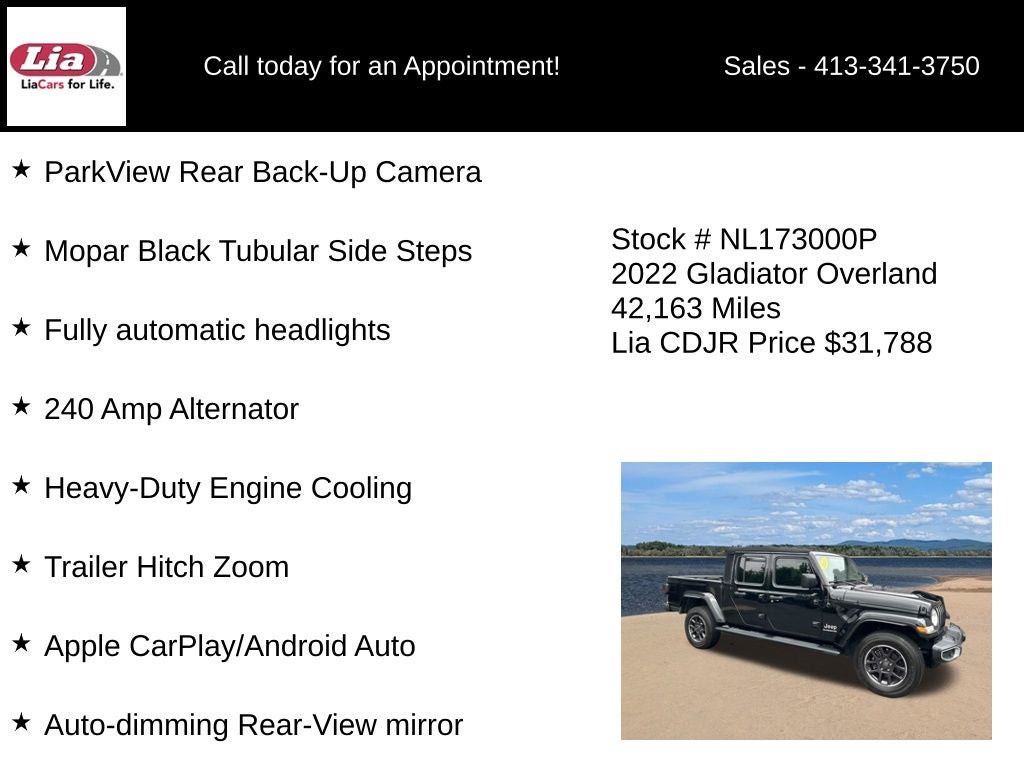 2022 Jeep Gladiator Overland