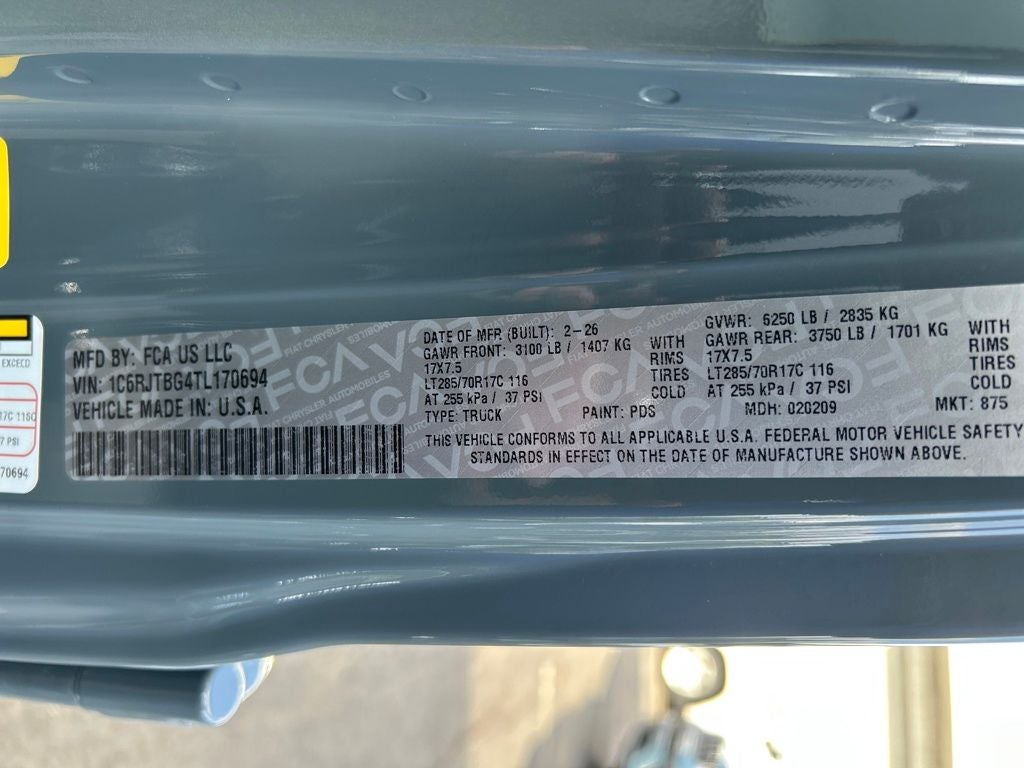 2026 Jeep Gladiator Rubicon