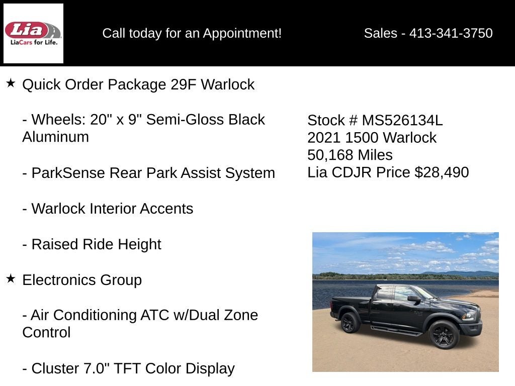 2021 RAM 1500 Classic Warlock