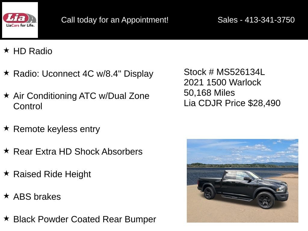 2021 RAM 1500 Classic Warlock